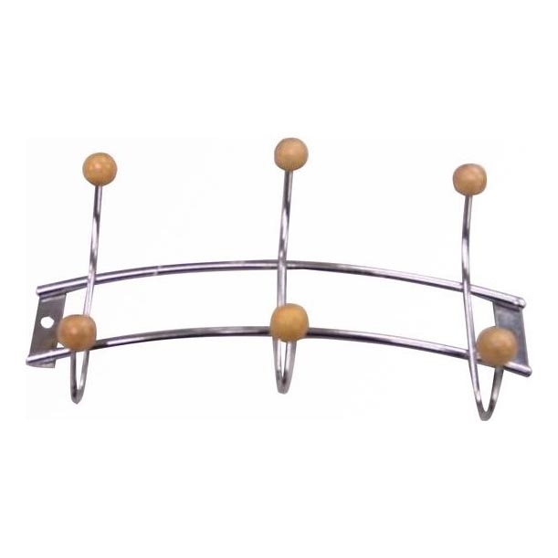 Wandhanger 11,5x21 cm glanzend chroom