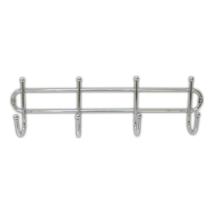 Wandkapstok 10,5x37 cm glanzend chroom