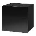 Wandkast CALABRINI 34x34 cm zwart