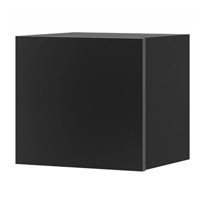 wandkast PAVO 34x34 cm glanzend zwart