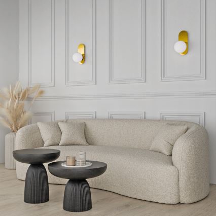 Wandlamp 1xE27/40W/230V goud/wit