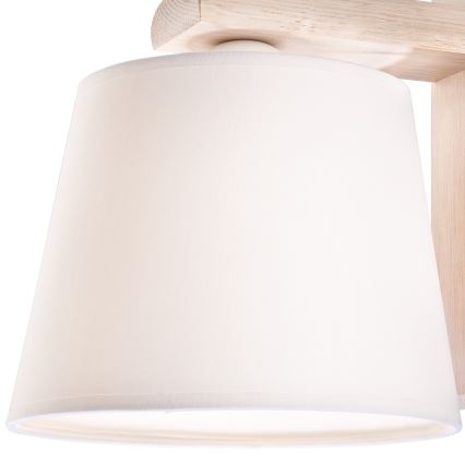 Wandlamp 1xE27/60W/230V eiken