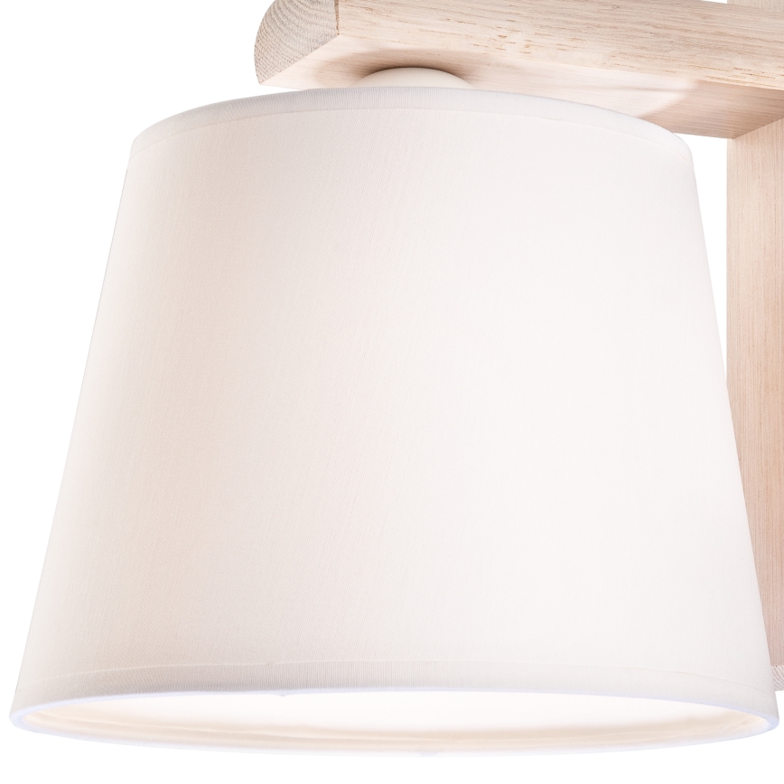 Wandlamp 1xE27/60W/230V eiken