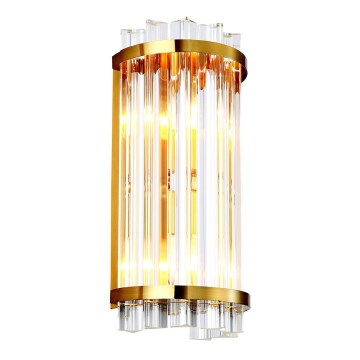 Wandlamp 2xE14/7W/230V goud