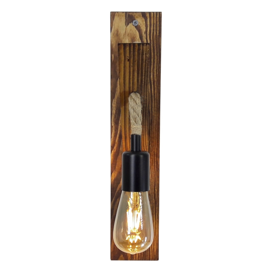 Wandlamp AHSAP 1xE27/40W/230V grenen / notenhout