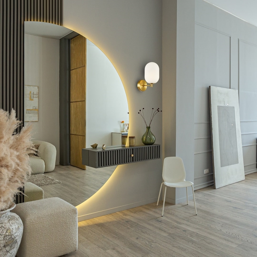 Wandlamp ALIAS 1xG9/8W/230V goud