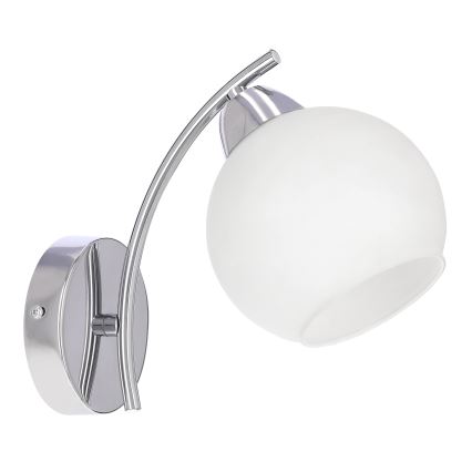 Wandlamp AMOS 1xE27/40W/230V glanzend chroom