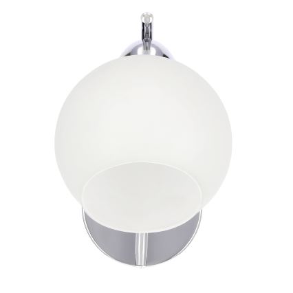 Wandlamp AMOS 1xE27/40W/230V glanzend chroom
