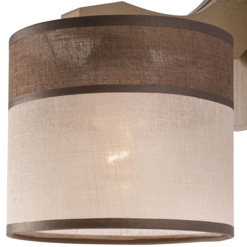 Wandlamp ANDREA 1xE27/60W/230V beuken