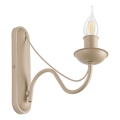 Wandlamp ANTON 1xE14/60W/230V beige