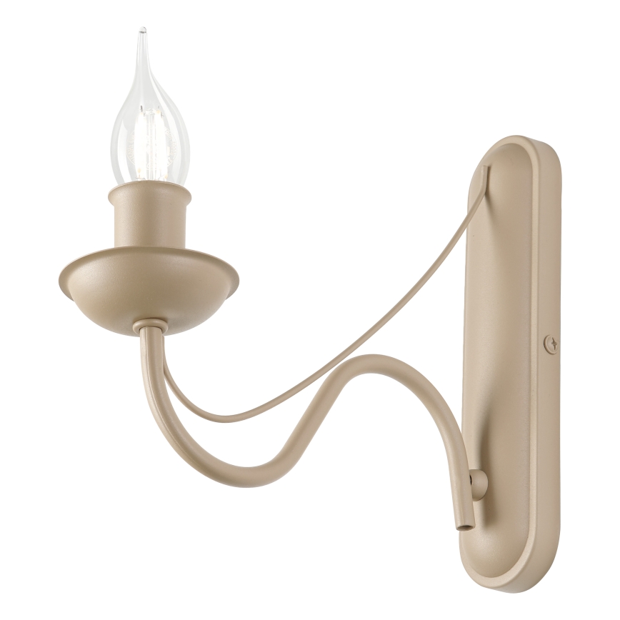 Wandlamp ANTON 1xE14/60W/230V beige
