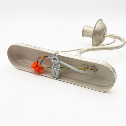 Wandlamp ANTON 1xE14/60W/230V, witte patina