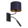 Wandlamp ARDEN 1xE27/60W+1xG9/8W/230V blauw