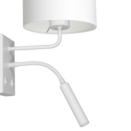 Wandlamp ARDEN 1xE27/60W+1xG9/8W/230V wit