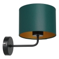 Wandlamp ARDEN 1xE27/60W/230V groen/goud