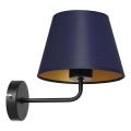 Wandlamp ARDEN 1xE27/60W/230V paars/goud