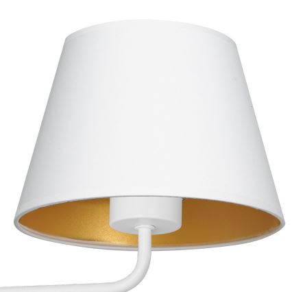 Wandlamp ARDEN 1xE27/60W/230V wit/goud
