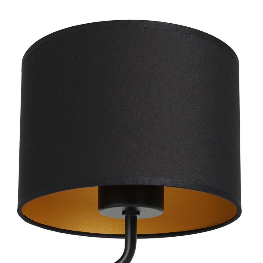 Wandlamp ARDEN 1xE27/60W/230V zwart/goud