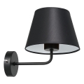 Wandlamp ARDEN 1xE27/60W/230V zwart/wit