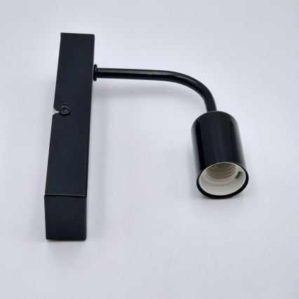 Wandlamp ASTRID 1xE27/60W/230V glanzend zwart