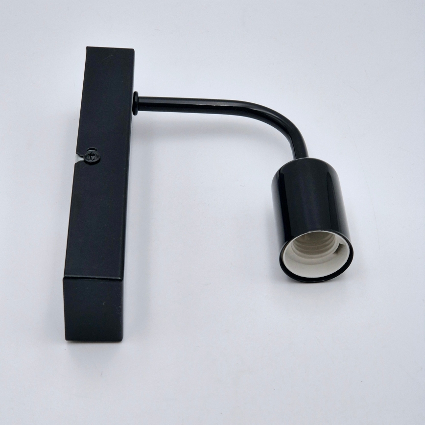 Wandlamp ASTRID 1xE27/60W/230V glanzend zwart