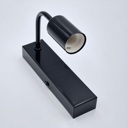Wandlamp ASTRID 1xE27/60W/230V glanzend zwart