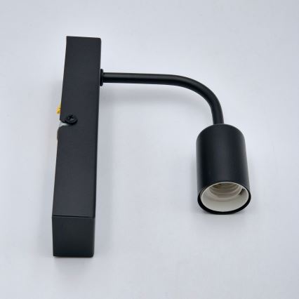 Wandlamp ASTRID 1xE27/60W/230V mat zwart