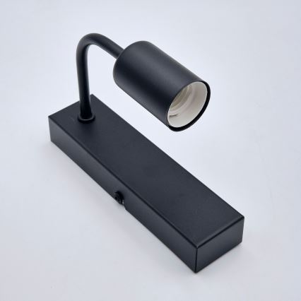 Wandlamp ASTRID 1xE27/60W/230V mat zwart