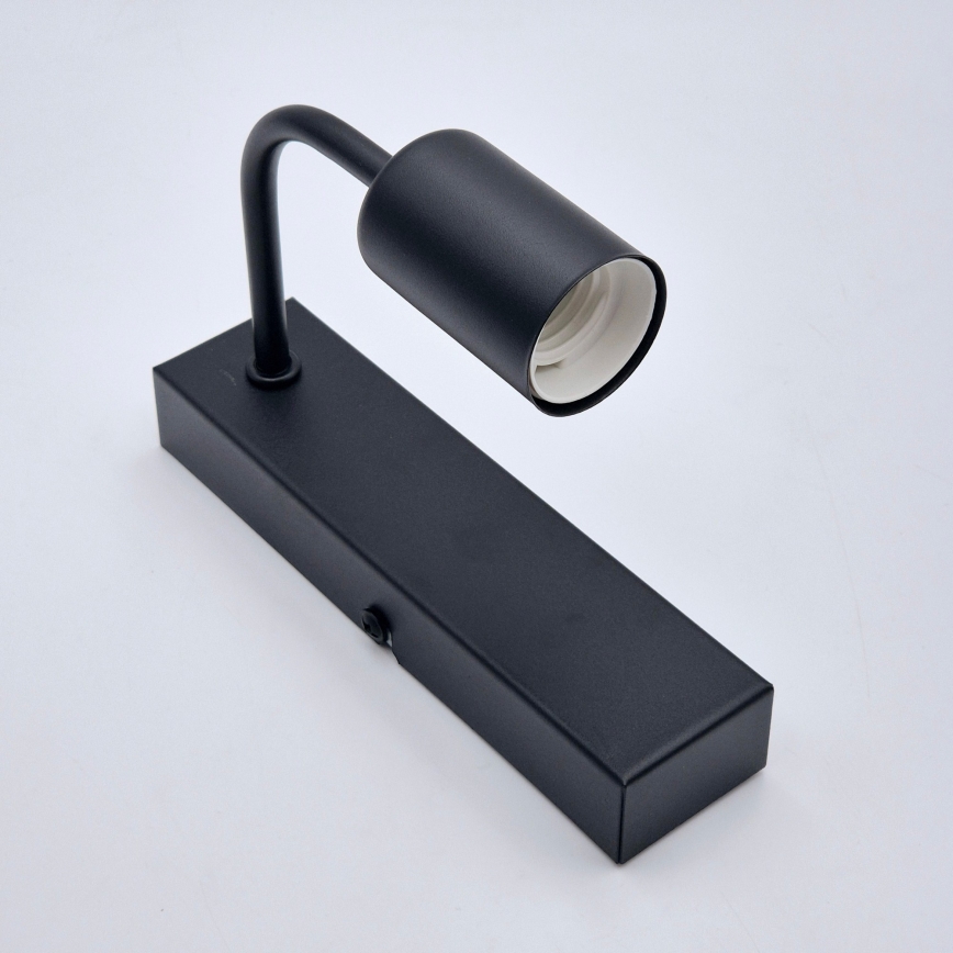 Wandlamp ASTRID 1xE27/60W/230V mat zwart