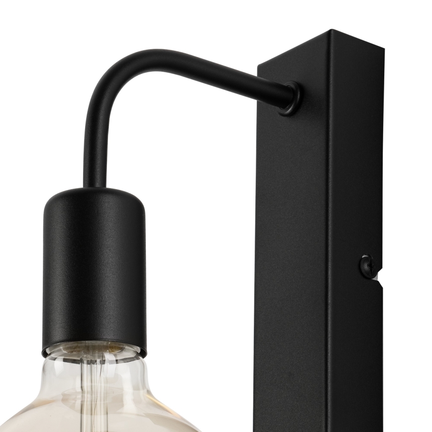 Wandlamp ASTRID 1xE27/60W/230V mat zwart