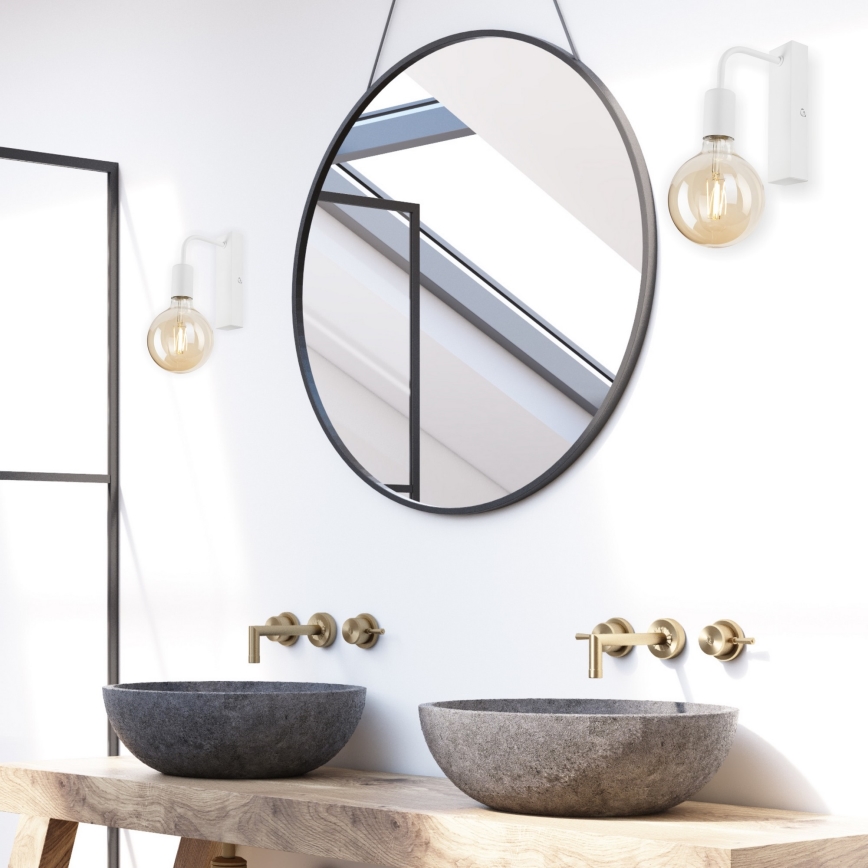 Wandlamp ASTRID 1xE27/60W/230V wit