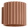 Wandlamp AURA 1xG9/10W/230V bruin