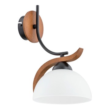 Wandlamp BAFIA 1xE27/15W/230V bruin