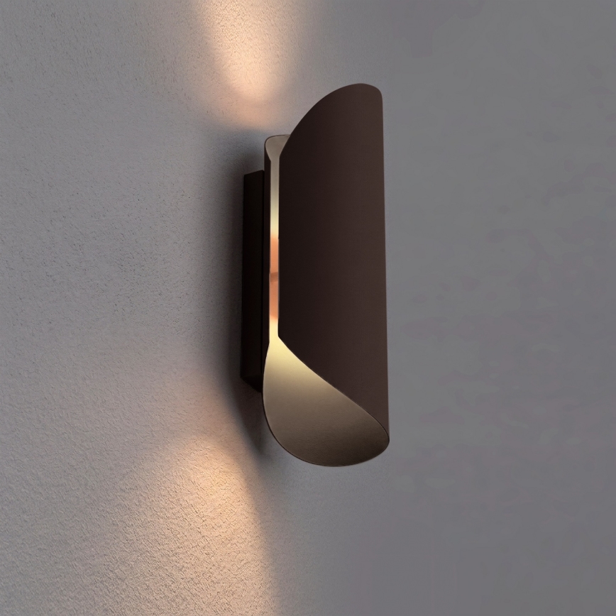 Wandlamp BARBOS 2xG9/8W/230V bruin
