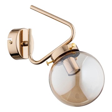 Wandlamp BARSUM 1xE14/10W/230V goud