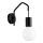 Wandlamp BASSO 1xE27/40W/230V zwart