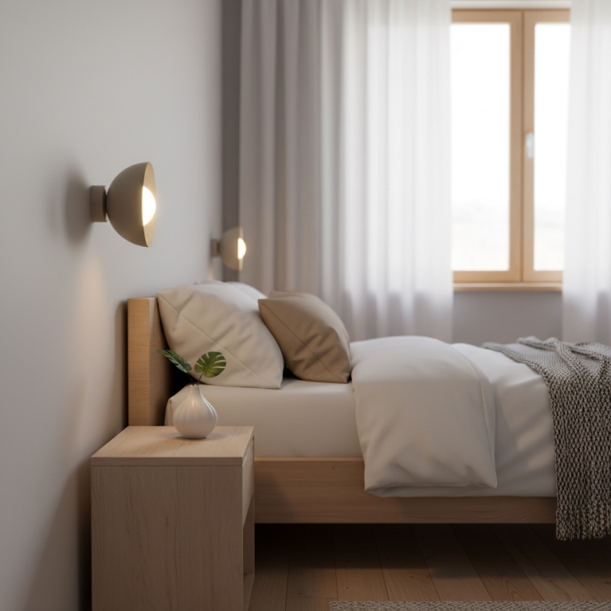 Wandlamp BIBI 1xG9/8W/230V beige