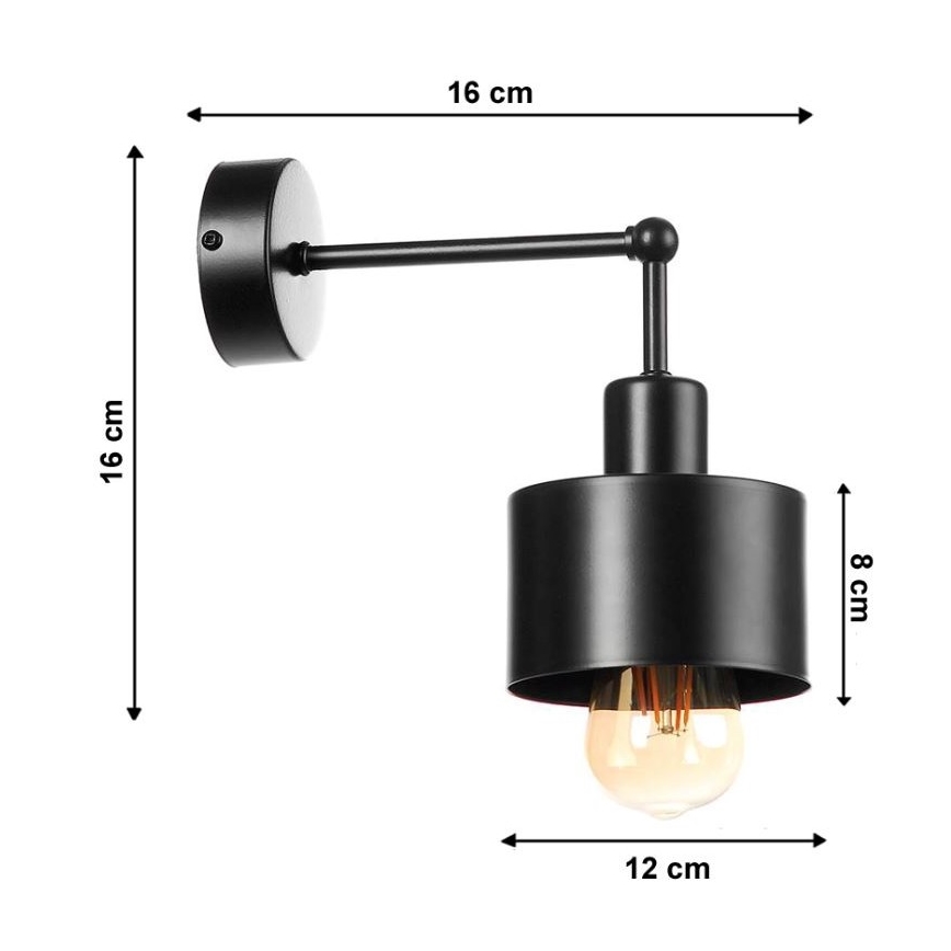 Wandlamp BODO 1xE27/60W/230V