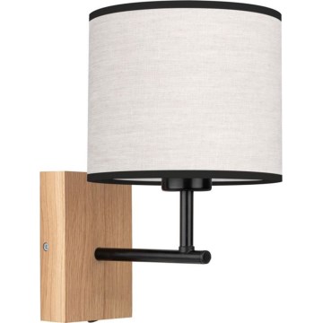 Wandlamp BOHO 1xE27/25W/230V eiken