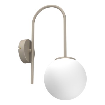 Wandlamp CAMBRIDGE 1xE14/15W/230V beige