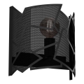 Wandlamp CAMO 1xE27/15W/230V zwart