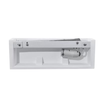 Wandlamp CEGIELKA 1xE14/12W/230V gips/wit