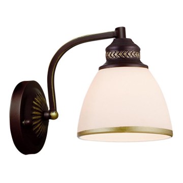 Wandlamp CLAIR 1xE27/40W/230V bruin/goud