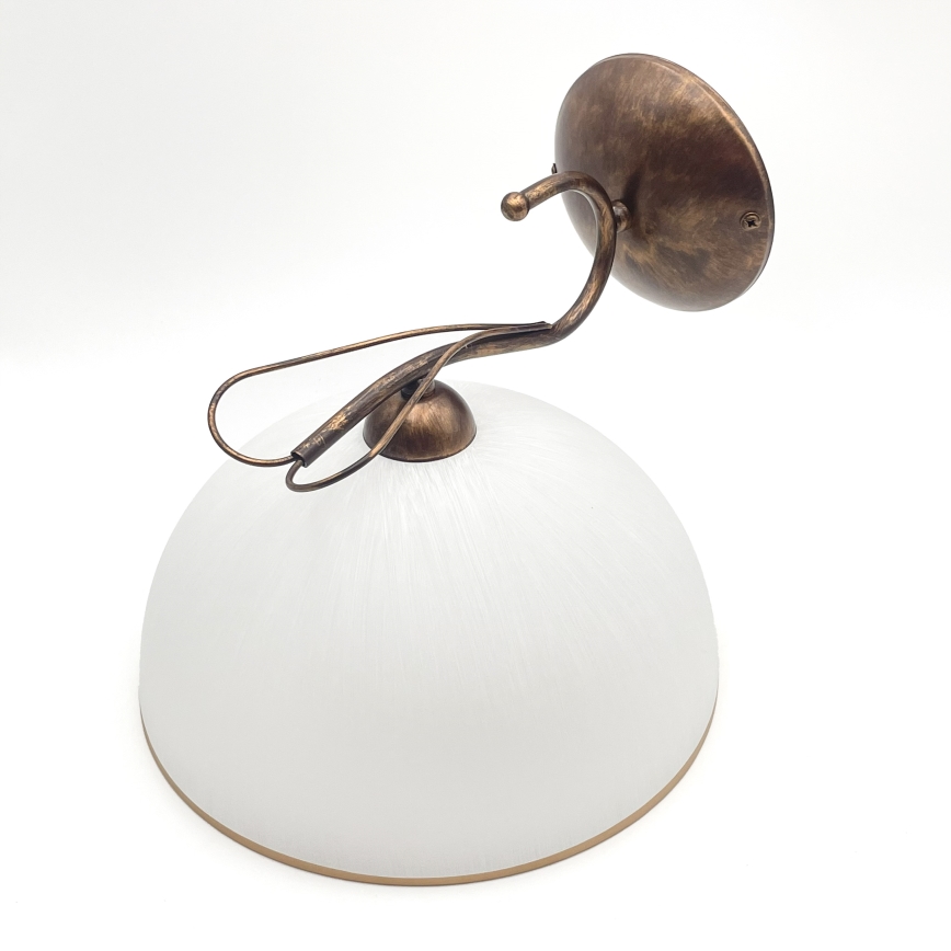 Wandlamp COBRA 1xE27/60W/230V brons/patina