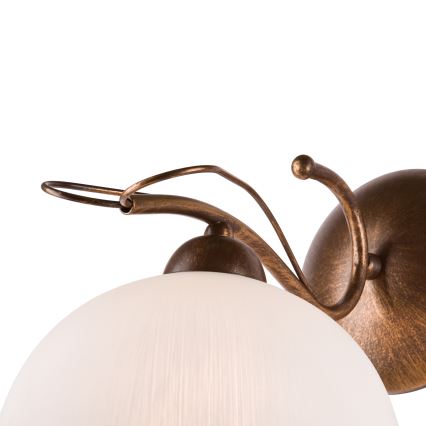 Wandlamp COBRA 1xE27/60W/230V brons/patina