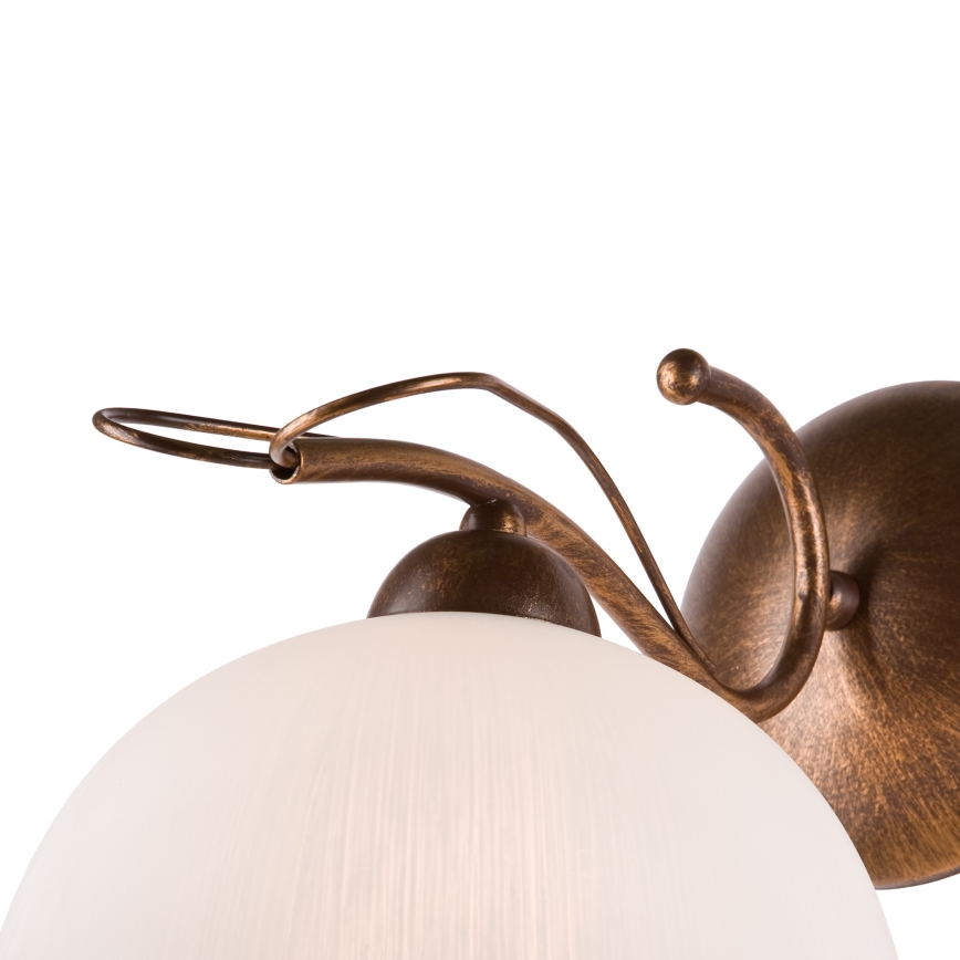 Wandlamp COBRA 1xE27/60W/230V brons/patina