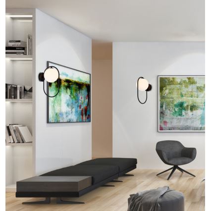 Wandlamp CORDEL 1xG9/28W/230V zwart