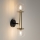 Wandlamp DAISY 2xG9/12W/230V goud/zwart/doorzichtig