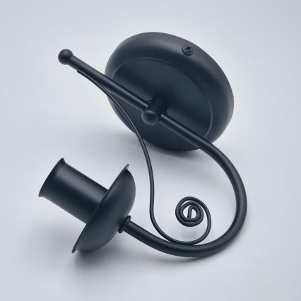 Wandlamp DONATO 1xE14/40W/230V zwart