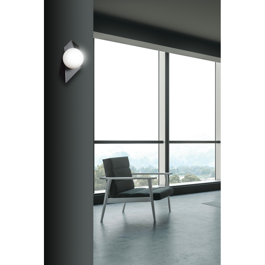 Wandlamp DRIFTON 1xE14/10W/230V zwart